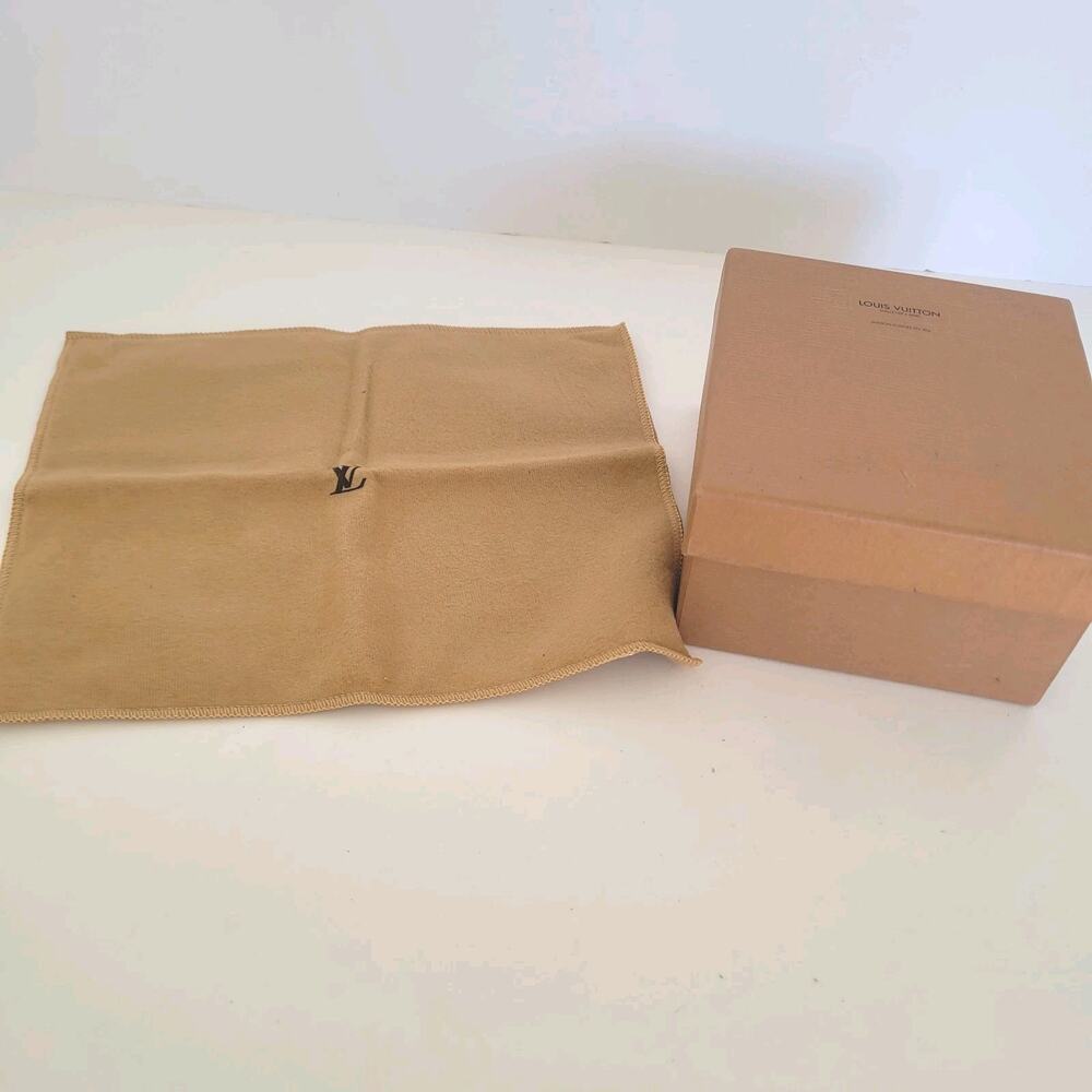 Louis Vuitton Dust Bag Box Empty Small Accessory Wallet Set Sleeper Small 5x5x3